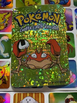 Pokemon 151 Vintage Pocket Monsters Vending HOLO Prism Sticker 2000 Nintendo - Image 3