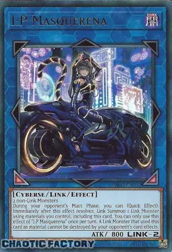 YUGIOH RA02-EN042 I:P Masquerena (alternate art) Ultra Rare 1st Edition NM - Image 1