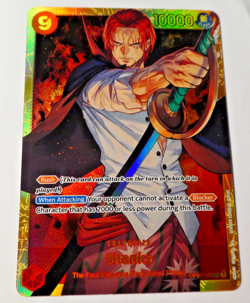 One Piece Card Game Carte Holo Shanks OP01-120 SEC English - Image 1