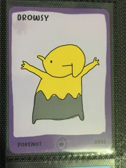 Drowsy 0096 Dysfunctional Passholder Pokenot Pokenots 151 Card + bundle - Image 1