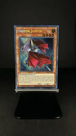 Yugioh Card Photon Jumper BLMR-EN043 Secret Rare 1st Edition - Image 1