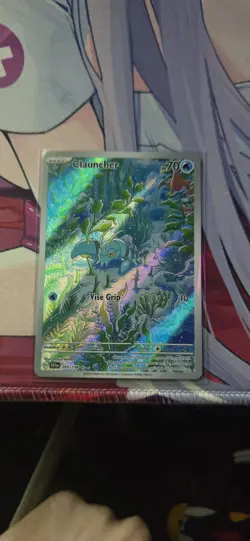 Clauncher 205/198 Illustration Rare Scarlet & Violet Base Set Holo Pokemon Card - Image 1
