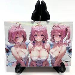 To Love Ru Deviluke Sisters Sexy Anime Waifu Girls Lewd Goddess Story Art Card - Image 2