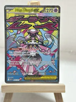 Pokemon TCG Mega Diancie Ex 267/217 Mega Attack Rare Card Ascended Heroes NM - Image 1