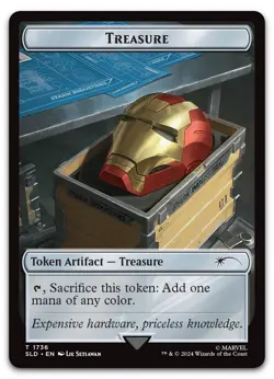 Treasure Token (1736) #1736 (NM) Secret Lair Drop SLD Magic MTG - Image 1