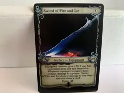 Sword of Fire and Ice - - Altered Art - - Commander - EDH - - Image 1