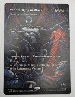 Venom, King in Black (Borderless) Marvel Universe Regular Never Played NM 0022 - Image 1