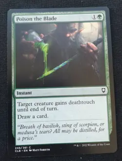Poison The Blade - CLB - NM Unplayed - EN - 248 - Image 1