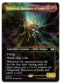 Valgavoth, Harrower of Souls (Borderless) #6 (Foil) (NM) Duskmourn DSC Magic MTG - Image 1