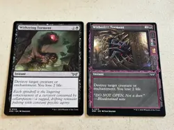 2 x mtg Withering Torment, 1 is showcase, Duskmourn, unplayed - Image 1