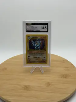 Pokemon Machamp – 1st Edition Base Set (1999) – Holo – CGC 8.5 NM/Mint+ – #8/102 - Image 3