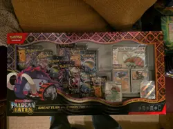 Pokemon TCG PALDEAN FATES Great Tusk Iron Treads Ex Premium Collection ✅ NEW - Image 1
