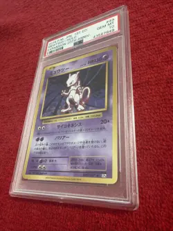 2016 Pokemon Japanese 20TH Anniversary Mewtwo #49 Holo 1st Edition PSA 10 - Image 4