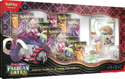 Pokemon TCG Paldean Fates Great Tusk ex & Iron Threads ex Premium Collection NEW - Image 1
