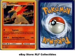 2019 Pokemon, Sun & Moon Promos, #SM185 Typhlosion, Holo Black Star Promo - Image 1