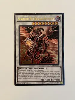 Scarlight Red Dragon Archfiend (UTR) DOCS-EN046 Dimension of Chaos-1st... - Image 1