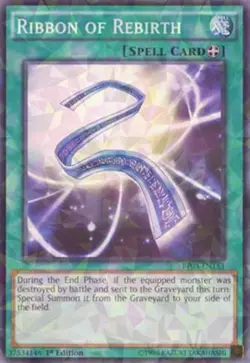 1x (NM) Ribbon of Rebirth - BP03-EN153 - Shatterfoil - 1st Edition YuGiOh - Image 1