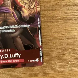 Bandai One Piece CCG Monkey D Luffy Championship 2023 P-007 Promo - Image 4