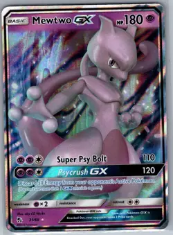Mewtwo GX - 31/68 - Hidden Fates - Pokemon Card - NM - Image 1