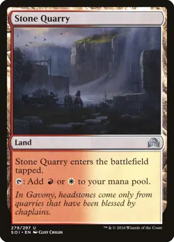 Stone Quarry (279) Shadows over Innistrad SOI MTG Magic - Image 1