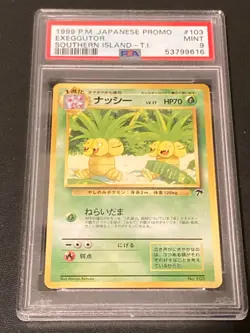 Pokemon Card Exeggutor No. 103 Southern Islands Japanese Promo PSA 9 MINT - Image 1