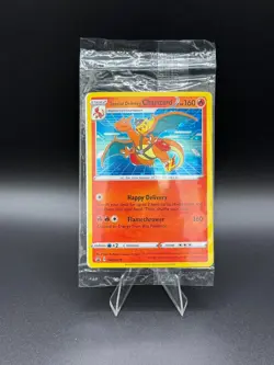 💥Special Delivery CHARIZARD Pokemon Center Exclusive Promo SWSH075 Sealed💥 - Image 1