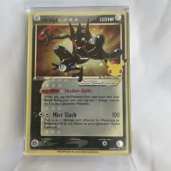 2021 Pokemon Celebrations Greninja Gold Star #144 - Image 1