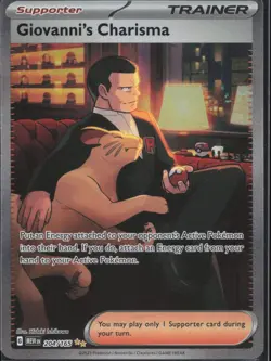 Pokemon TCG - Giovanni's Charisma 204/165 Special Illustration Rare 151 - 775 - Image 1