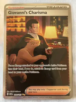 Pokemon TCG Giovanni’s Charisma #204 151 - Image 1