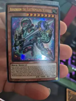 Yu-Gi-Oh Berserkion the Electromagna Warrior SDMY-EN004 Ultra Rare 1st Edition - Image 2