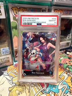 Boa Hancock (2025 PSA Magazine Promo) OP07-038 One Piece PSA 10 Exclusive - Image 1