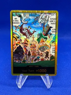 One Piece The Azure Sea's Seven Egghead Gold Don!! Card NM - Image 1