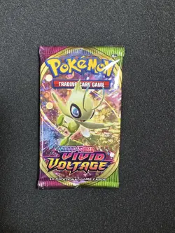 2020 Pokemon Sword & Shield Vivid Voltage Booster Pack Cards - Image 1