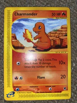 Charmander 97/165 E-Series Expedition Base Set 2002 Pokemon Card - Image 1