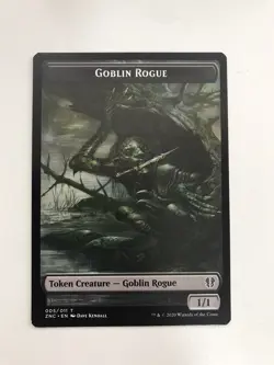 Faerie Rogue / Goblin Token MTG Magic the Gathering Card NM Near Mint ZNC - Image 2