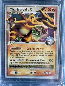 Pokemon 2009 Charizard G Lv.X Diamond & Pearl DP45 Promo CGC 7.5 Graded Card - Image 2