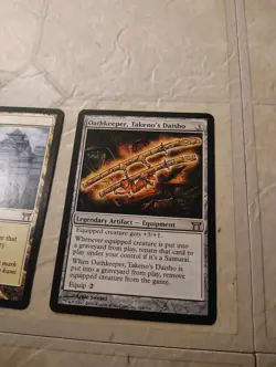 2004 MTG Champions of Kamigawa Eiganjo Castle Oathkeeper, Takeno's Daisho - Image 3