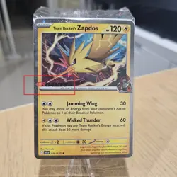 ✅ SEALED Team Rocket's Zapdos 070/182 EB Games Stamped Promo Exclusive Pokemon - Image 1