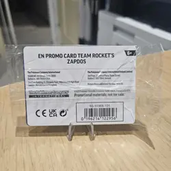 ✅ SEALED Team Rocket's Zapdos 070/182 EB Games Stamped Promo Exclusive Pokemon - Image 2
