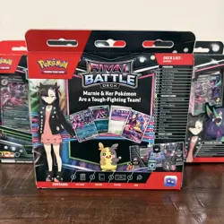 Pokemon Marnie Rival Battle Deck Set of 3 SEALED NEW - Image 5