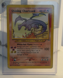 Pokemon TCG Shining Charizard Neo Destiny 107/105 Heavy Played - Image 1