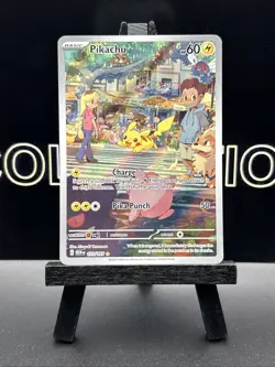 Pokemon Pikachu 173/165 Sv: Scarlet & Violet 151 Holo Illustration Rare Base Set - Image 2