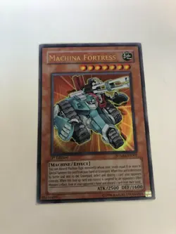 USA Seller Yugioh Machina Fortress SDMM-EN001 Ultra Rare 1st Ed VLP/LP - Image 1