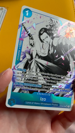 ST22-002 Izo SR Alt Art One Piece TCG English - Image 2