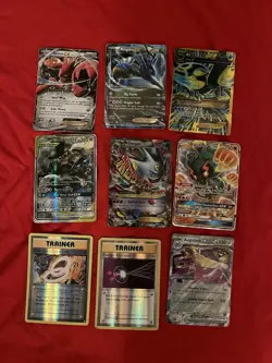 9 Pokemon Card Collection (real cards, 1 free case, and 9 rare cards) - Image 1