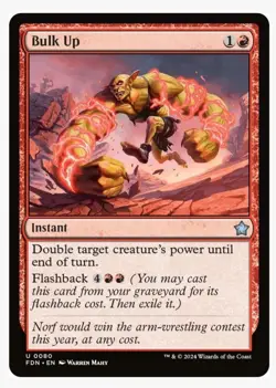 1x MTG Bulk Up - Foundations Instant! NM Mint! Ships Fast! - Image 1