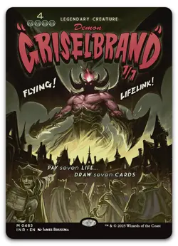 Griselbrand (Showcase) #485 (NM) Innistrad Remastered INR Magic MTG - Image 1