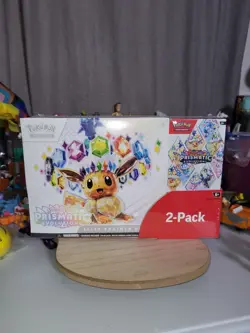 Pokemon TCG Prismatic Evolutions ETB Elite Trainer Box and Booster Bundle Costco - Image 1