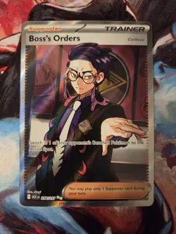 Boss's Orders [Corbeau] 256/217 Me: Ascended Heroes Ultra Rare Holo Pokemon - Image 1
