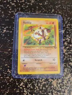 Pokemon TCG Mankey Jungle 55/64 Regular Unlimited Common - Image 3
